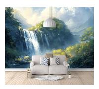 Wall Mural 3D Photo Self-adhesive Wallpaper Waterfalls, forests, natural landscapes 100x70cm Sticker Home Decor Tv Background Large Art Painting Posters