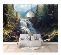 Wall Mural 3D Self-adhesive Wallpaper Waterfalls, forests, natural landscapes 100x70cm Sticker Home Decor Tv Background Large Art Painting Posters