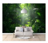 Wall Mural Custom 3D Photo Self-adhesive Wallpaper Sunshine in the forest 100x70cm Room Bedroom Painting Living for Stickers Home