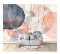 Wall Mural Self-adhesive Wallpaper 3D Simple abstract curve gray 100x70cm For Living Room Bedroom Tv Background Office Restaurant Motif Stickers