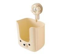 Wall Organizer, Wall Mount Box, Wet Wipes Drawer Suction Cup Multi-Functional Storage Rack, Space-Saving Holder for Everyday Stuffs and Toiletries, Bathroom Apartment Dorm