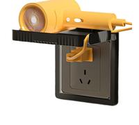 Wall Outlet Shelf - Support mural adhésif pour points de vente et chevilles | Étagère verticale compacte pour le rangement domestique, montage peu encombrant pour les fournitures de salle de bain ou