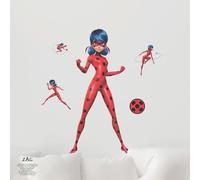 Wall Palz Miraculous Tales of Ladybug and Cat Noir 73,7 cm Autocollants muraux à décoller et à coller - Interaction 3D en réalité augmentée