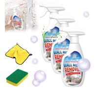 Wall Remover Spray, Highly Effective Removal Spray, Highly Effective Cleaner for White Walls, 240ml Powerful Multifunctional Cleaner for Bathroom Kitchen Floor Ceiling Tile Wood Fabric (3)