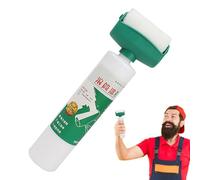 Wall Repair Roller - Outil Pinceau Blanc à base d'eau, applicateur de pâte couvrant fort, kit portable | Solution de rénovation domestique pour les fissures Taches de trou intérieure Quick Fix