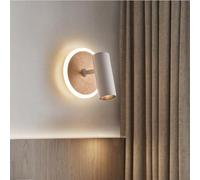 Wall Sconce Indoor Led Wall Lamp Modern Rotatable Metal Wall Light Corridor Stairs Hall Wall Lantern for Bedroom Living Room Study Room Corridor Dining Room Restaurant/Warm Light