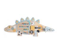 Wall Sensory Board - Wooden Dinosaur Toy | Educational Panel with Tactile Elements, Activity Center for Children Boys Girls Family Homes Living Rooms Bedrooms Classrooms Playrooms Preschools