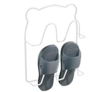 Wall Slipper Rack - Shoe Hanger Adhesive Mount, Flexible Organizer Storage System, Space Saving Footwear Holder, Multifunctional Rack For High Heels Sneakers Sandals Flops With Strong Grip Back
