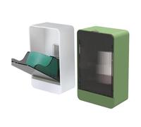 Wall Soap Holder - 2piece Shower Wall Soap Dish | Hanging Soaps Dish Tray | No Punch Soaps Storage Box for Walls | Multipurpose Bathroom Storage Supplies for Shower Kitchen Washroom