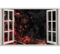 Wall Sticker 3d Window Decal Wall Sticker Decorative Art Mural