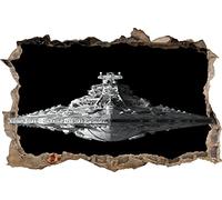 WALL STICKERS TROU DANS LE MUR 3D STAR WARS sticker décoratif pour la chambre