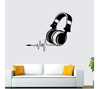 Wall Stickers，Wall Decals，Coffee Cup Wall Stickers for Kitchen,Cartoon Style Music Cartoon Wall Decals PVC Mural Art DIY Poster for Living Room Bedroom Art Decor Wallpape