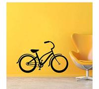 Wall Stickers，Wall Decals，Coffee Cup Wall Stickers for Kitchen,Coolest Classic Bicycle Wall Stickers PVC Sitting Room The Bedroom 52X32Cm