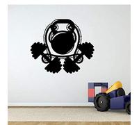 Wall Stickers，Wall Decals，Coffee Cup Wall Stickers for Kitchen,Dumbbell Bodybuilding Sitting Room The Bedroom Gym Wall Sticker PVC 50X60Cm