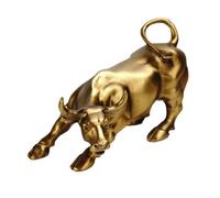 Wall Street Bull Market Fortune Ornement, design unique sur le thème des animaux, résine