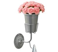 Wall Vase - Metal Hanging Hook | Rustic Home Decor
