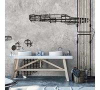 Wall81 Hide-and-Seek Papier Peint, TNT, Gris, XL