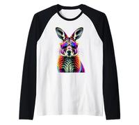 Wallaby Australie Amour Outback Doux Kangourou Sauvage Manche Raglan