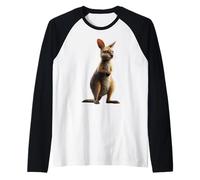 Wallaby Australie Amour Outback Doux Kangourou Sauvage Manche Raglan