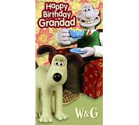 WALLACE AND GROMIT Carte d'anniversaire pour grand-père, carte d'anniversaire pour grand-père, carte d'anniversaire pour grand-père