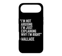 Wallace Citation drôle d'anniversaire personnalisé Idée de nom d'ingénieur Coque pour iPhone Air