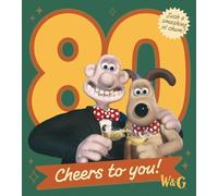 Wallace & Gromit Carte d'anniversaire 80 ans pour les amateurs de Wallace et Gromit, pour lui, elle, sœur, frère