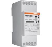 Wallair 1TDTR3820 Transformateur de sonnette 4 V, 8 V, 12 V 2 A