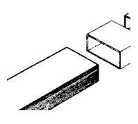 Wallair 20200110 Système de ventilation pour conduites plates 100 tube carré