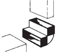 Wallair 20200113 Système de ventilation pour conduites plates 100 raccord coudé