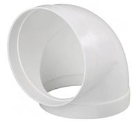 Wallair 20210165 Système de ventilation pour conduites rondes 150 raccord de tuyau coudé à 90°