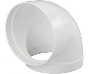 Wallair 20210165 Système de ventilation pour conduites rondes 150 raccord de tuyau coudé à 90°