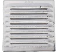 Wallair Grille d'aération acier inoxydable Convient pour Ø de tube: 12.5 cm