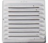 Wallair Grille d'aération acier inoxydable Convient pour Ø de tube: 12.5 cm