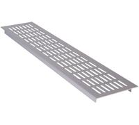 Wallair Grille métallique pour ventilation 480 X 100mm argent Wallair N35847 argent (L x l x H) 480 x 100 x 16 mm N35847