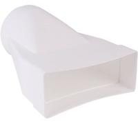 Wallair N15865 Système de ventilation pour conduites plates 150 pièce de jonction rond/plat