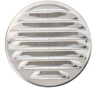 Wallair N31835 Grille d'aération acier inoxydable Convient pour Ø de tube: 10 cm