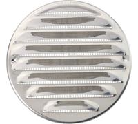 Wallair N31835 Grille daération acier inoxydable Convient pour Ø de tube: 10 cm