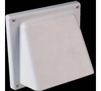 Wallair N34810 Bouche d'aération avec clapet anti-retour plastique Convient pour Ø de tube: 12.5 cm