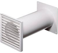 Wallair N37824 Système de ventilation pour conduites rondes 100 plastique (Ø x L) 10 cm x 48 cm blanc