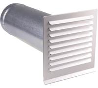 Wallair - N37887 Bouche d'évacuation murale d'économie d'énergie Convient pour Ø de tube: 15 cm S89330