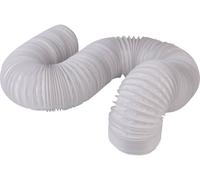 Wallair N52824 Tube de ventilation flexible plastique (Ø x L) 10.2 cm x 6 m blanc