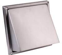 Wallair NW 100 Bouche d'aération acier inoxydable Convient pour Ø de tube: 10 cm