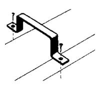 Wallair S20118 Système de ventilation pour conduites plates 100 support pour