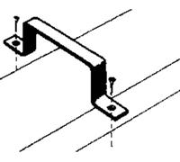 Wallair S20118 Système de ventilation pour conduites plates 100 support pour tuyaux