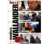 Wallander (Films 5-8) - 4-DVD Box Set ( Afrikanen / Den svaga punkten / Mastermind / Fotografen ) ( The Afrikan / The Tricksters / Master mi [ Origine Suédoise, Sans Langue Francaise ]