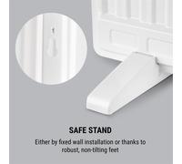 Wallander Radiateur à bain d'huile chauffage 600W écran LED - blanc