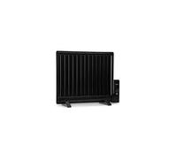 oneConcept Wallander Radiateur à bain d'huile - chauffage mural ou mobile - écran LED - 600W - noir Noir G