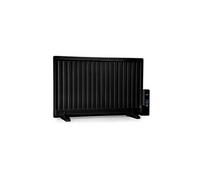 Wallander Radiateur à bain d'huile ultra plat 800W thermostat - noir