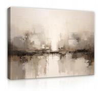 WallArena images imprimées sur toile, Abstrait, | Impression sur toile abstraite, image sur toile, dimensions : 100 x 70 cm (L x H) - pièce unique sur toile.
