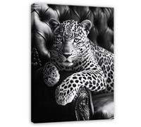 WallArena images imprimées sur toile, jaguar, | Jaguar, impression sur toile, image sur toile, dimensions : 70 x 100 cm (L x H) - pièce unique sur toile.